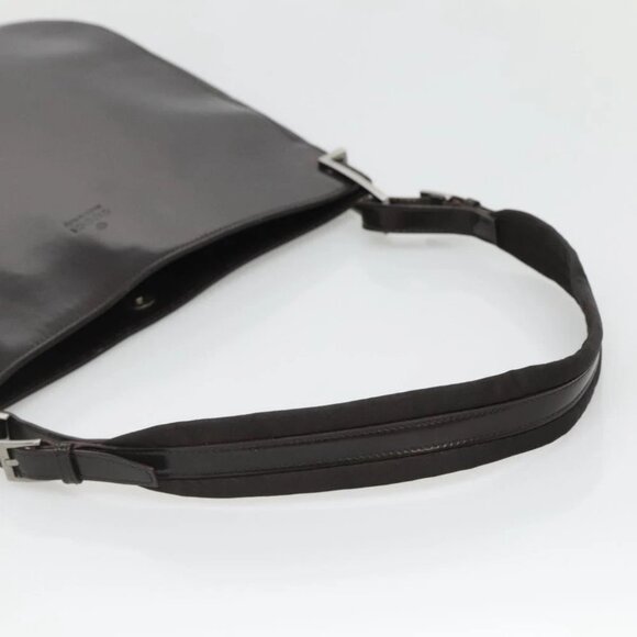 GUCCI Shoulder Bag Patent leather Brown Silver 001 3166 Auth ep8849 - Picture 8 of 14